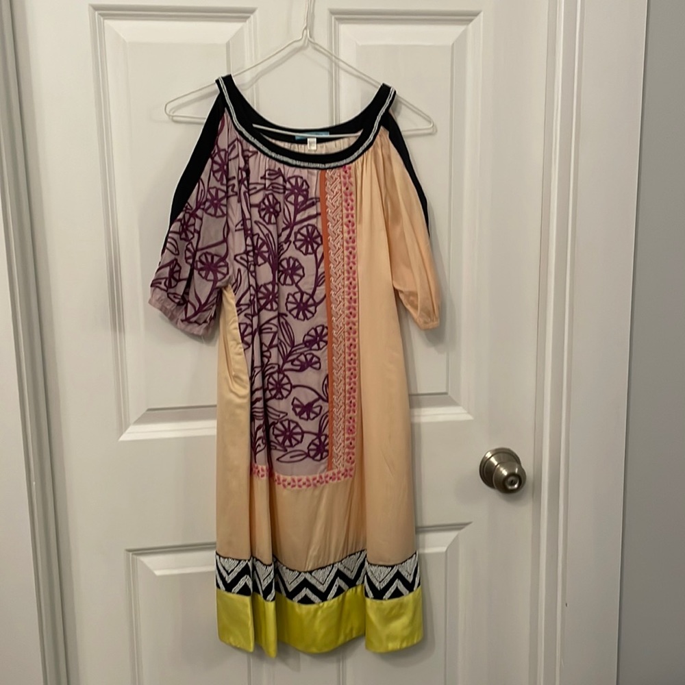 Anthropologie boho shift dress